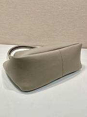 Bagsaaa Prada Medium Leather Handbag 1BA444 Gray - 28x16x10.5 cm - 4