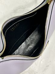 Bagsaaa Prada Arqué Leather Shoulder Bag 1BC194 Lilac Purple - 22×18×6 cm - 3