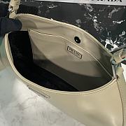 Bagsaaa Prada Cleo Brushed Leather Shoulder Bag 1BC499 Beige - 27*6*22cm - 5