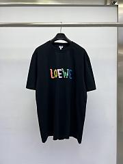 Bagsaaa Loewe Relaxed fit T-shirt In Cotton Black - 1