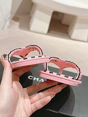 Bagsaaa Chanel Thongs G45596 Black & Pink - 3