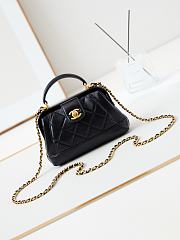 Bagsaaa Chanel Mini Bag With Top Handle AS4958 Black - 12 × 18 × 7 cm - 1