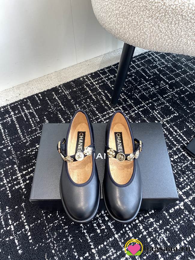 Bagsaaa Chanel Mary Janes G45778 Black Lambskin - 1