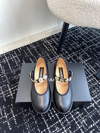 Bagsaaa Chanel Mary Janes G45778 Black Lambskin