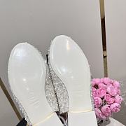 Bagsaaa Chanel Slingbacks Embroidery Strass & Lambskin White G45689 - 4