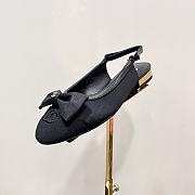 Bagsaaa Chanel Slingbacks Embroidery Black G45689 - 1