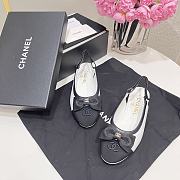 Bagsaaa Chanel Slingbacks Embroidery White G45689 - 5