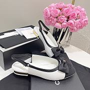 Bagsaaa Chanel Slingbacks Embroidery White G45689 - 3