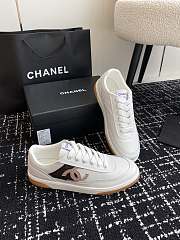 Bagsaaa Chanel Sneakers G39978 White & Beige logo - 4