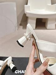 Bagsaaa Chanel Mules White & Imitation Pearls G45685 - 5