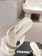 Bagsaaa Chanel Mules White & Imitation Pearls G45685 - 3