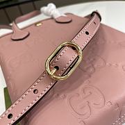 Bagsaaa Gucci GG Super Mini Bag With Strap 790133 Pink - 21cm - 5