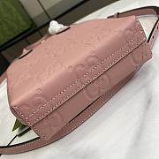 Bagsaaa Gucci GG Super Mini Bag With Strap 790133 Pink - 21cm - 3