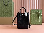 Bagsaaa Gucci GG Super Mini Bag With Strap 790133 Black - 21cm - 1