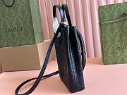 Bagsaaa Gucci GG Super Mini Bag With Strap 790133 Black - 21cm - 2