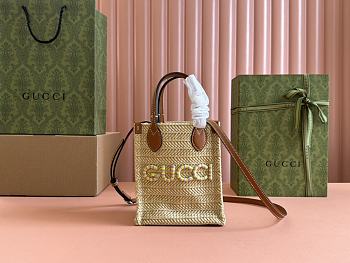 Bagsaaa Gucci GG Super Mini Bag With Strap 780083 - 18.5cm