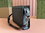 Bagsaaa Gucci Ophidia Super Mini Bag 795467 Grey and black - 22x15x4.5cm - 5