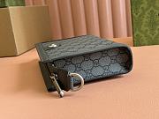 Bagsaaa Gucci Ophidia Super Mini Bag 795467 Grey and black - 22x15x4.5cm - 4