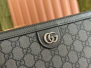 Bagsaaa Gucci Ophidia Super Mini Bag 795467 Grey and black - 22x15x4.5cm - 2