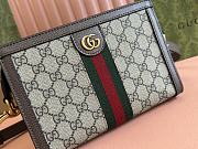 Bagsaaa Gucci Ophidia Super Mini Bag 795467 Beige and ebony - 22x15x4.5cm - 4