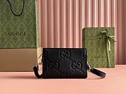 Bagsaaa Gucci Jumbo GG Mini Bag 795240 Black Jumbo - 15x22x4.5 cm - 1