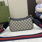 Bagsaaa Ophidia GG Small Handbag 735132 Beige & Blue - 25 x 15.5 x 6cm - 5