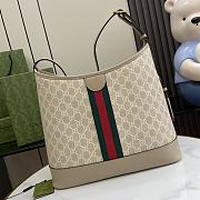 Bagsaaa Gucci Ophidia GG Medium Shoulder Bag ‎781392 Beige & White - 34x32x17 cm - 5