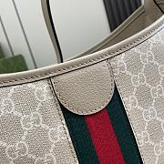 Bagsaaa Gucci Ophidia GG Medium Shoulder Bag ‎781392 Beige & White - 34x32x17 cm - 3