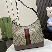 Bagsaaa Gucci Ophidia GG Medium Shoulder Bag ‎781392 Beige & Ebony - 34x32x17 cm - 2