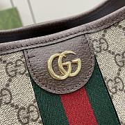 Bagsaaa Gucci Ophidia GG Medium Shoulder Bag ‎781392 Beige & Ebony - 34x32x17 cm - 5