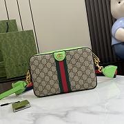 Bagsaaa Gucci Ophidia GG Small Crossbody Bag 699439 Green - 23.5x 16x 4.5 cm - 1