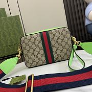 Bagsaaa Gucci Ophidia GG Small Crossbody Bag 699439 Green - 23.5x 16x 4.5 cm - 3