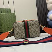 Bagsaaa Gucci Ophidia GG Small Crossbody Bag 699439 Orange - 23.5x 16x 4.5 cm - 4