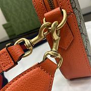 Bagsaaa Gucci Ophidia GG Small Crossbody Bag 699439 Orange - 23.5x 16x 4.5 cm - 2