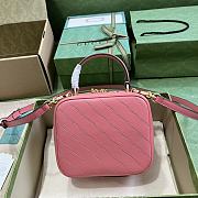 Bagsaaa Gucci Blondie Top Handle Bag 744434 Pink - 17x15x9 cm - 5