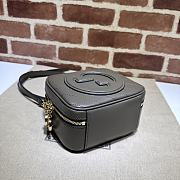 Bagsaaa Gucci Blondie Top Handle Bag 744434 Dark Gray - 17x15x9 cm - 4