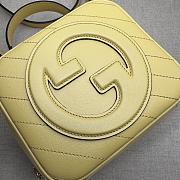 Bagsaaa Gucci Blondie Top Handle Bag 744434 Yellow - 17x15x9 cm - 4