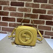 Bagsaaa Gucci Blondie Top Handle Bag 744434 Yellow - 17x15x9 cm - 1