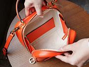 Bagsaaa Gucci Blondie Top Handle Bag 744434 Orange - 17x15x9 cm - 2