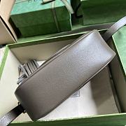 Bagsaaa Gucci Blondie Small Shoulder Bag ‎742360 Dark Gray - 21*15.5*5cm - 4