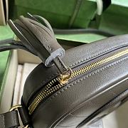 Bagsaaa Gucci Blondie Small Shoulder Bag ‎742360 Dark Gray - 21*15.5*5cm - 3