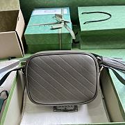 Bagsaaa Gucci Blondie Small Shoulder Bag ‎742360 Dark Gray - 21*15.5*5cm - 2