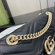 Bagsaaa Gucci GG Marmont Small Multi-Pocket Bag ‎795228 Black - 25.5 x 15 x 7 cm - 2