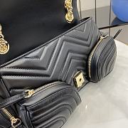 Bagsaaa Gucci GG Marmont Small Multi-Pocket Bag ‎795228 Black - 25.5 x 15 x 7 cm - 4