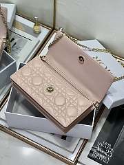 Bagsaaa My Dior Mini Bag Powder Pink Cannage Lambskin - 21 x 11.5 x 4.5 cm - 3