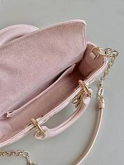 Bagsaaa Dior Small Lady D-Joy Bag Powder Pink Cannage Lambskin - 22 x 12 x 6 cm - 4