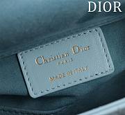 Bagsaaa Dior Lady D-Joy Micro Bag Céleste Blue Cannage Lambskin - 16 x 9 x 5 cm - 2