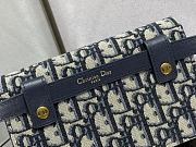 Bagsaaa Dior Saddle Belt Pouch Blue Dior Oblique Jacquard - 17 x 10.5 x 3.5 cm - 4