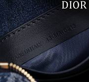 Bagsaaa Diorstar Callisto Bag Blue Denim Dior Oblique Jacquard - 20 x 14 x 4 cm - 4