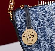 Bagsaaa Diorstar Callisto Bag Blue Denim Dior Oblique Jacquard - 20 x 14 x 4 cm - 2